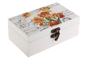 Шкатулка дерево желтые ирисы (16х9,5х6,3 см) (639110) 2371643