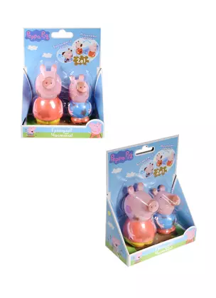 Игровой набор Росмэн т.м. Peppa Pig д/ванной Чистюля или грязнуля 2шт, пластизоль — 2509858 — 1