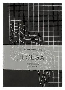 Книга для записей А5 80л кл. "FOLGA. 2" иск.кожа, тиснение серебр.фольгой, ляссе
