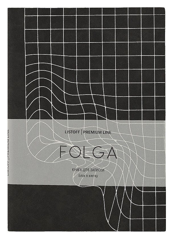 Книга для записей «Folga. 2», А5, 80 листов, искусcтвенная кожа, с ляссе, Listoff 3018242 — 1