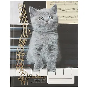 Дневник для учащихся музыкальных школ, дизайн 1