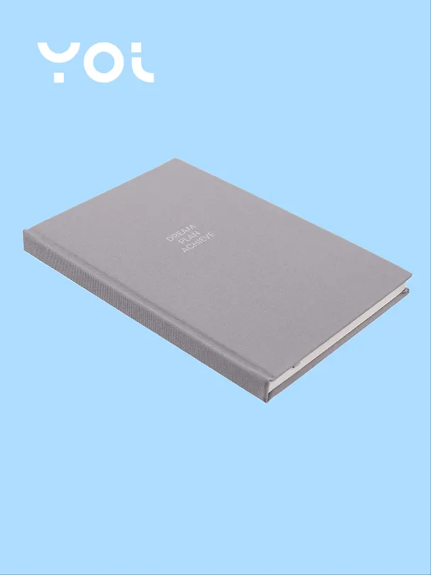 Книга для записей "Grey", А5, 120 листов в точку, Yoi 3121051 — 2