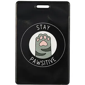 Чехол для карточек Stay pawsitive (лапка) (ДГ2021-291)
