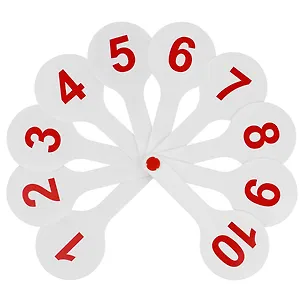 Веер-касса цифр (1-20) прямой и обратный счет, Стамм 247681