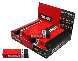 Ластик универсальный черный с держ. 60*21*11, MILAN