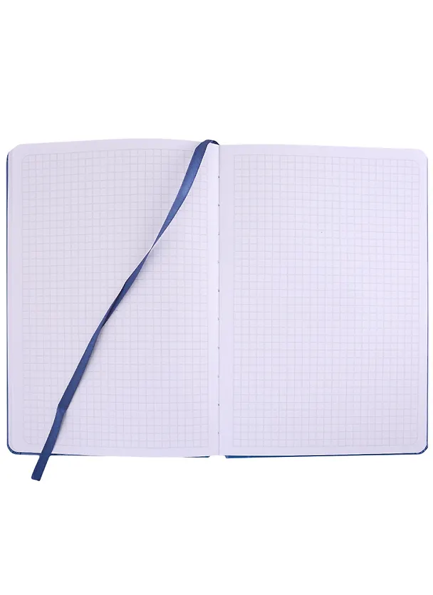 Книга для записей А5 100л кл. "Make your mark" син.тв.переплет, тонир.блок, резинка, ляссе, инд.уп. 2882771 — 3