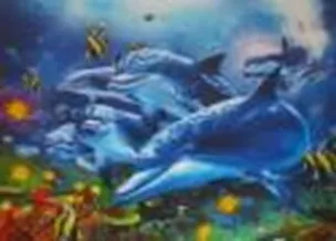3D постер Дельфины/Дельфины (3D PS 06) 2292775