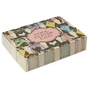 Блок для записей «Cool clever cats», 190 листов 2560796