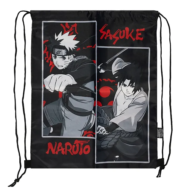 Мешок для сменной обуви «Naruto» черный, 38X50X11см 3037591 — 2