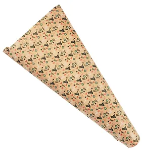 Бумага упаковочная 70*100см "Новогодние мотивы" крафт, НГ, инд.уп.