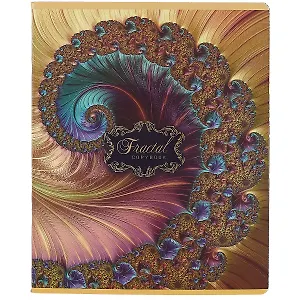 Тетрадь в клетку ПЗБМ, "Фрактал", 48 листов, в ассортименте