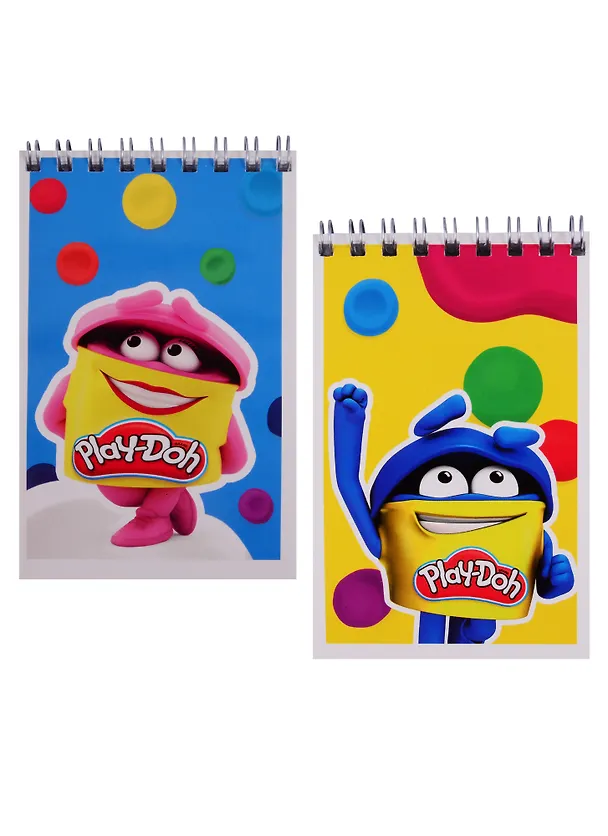 Блокнот А7 40л кл. "Play Doh" даблспираль, полн.УФ-лак 250586 — 4