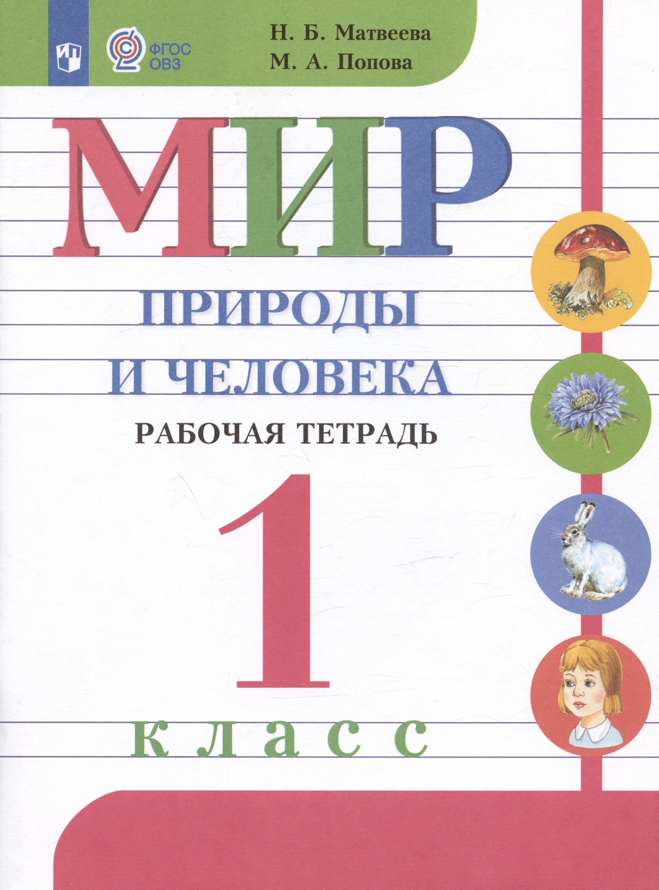 

Мир природы и человека. 1 класс. Рабочая тетрадь. Учебное пособие для обучающихся с интеллектуальными нарушениями