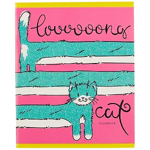 Тетрадь в клетку Unnika, "Кототакса", 48 листов, в ассортименте