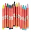 Мелки восковые 12 цветов "Оранжевое солнце", пастельные, Гамма — 3036933 — 2