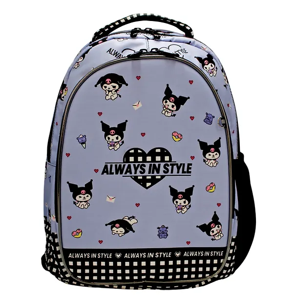 Рюкзак школьный «Kuromi. На стиле», 2 отделения, 40 см, полиэстер, Centrum 3081132 — 1