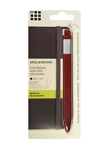 Ручка подарочная шариковая "Clic" 1,0мм корпус бордовый, Moleskine