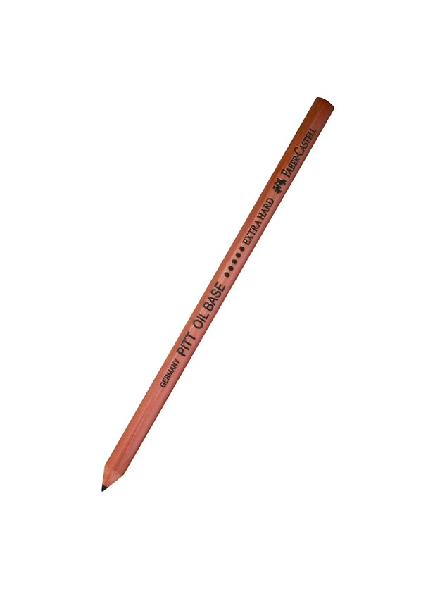 Масляный карандаш Faber-Castell "Pitt Oil Base", черный, очень жесткий 255925 — 1