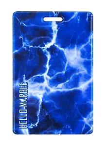 Чехол для карточек Мрамор синий (ДГ2020-250)