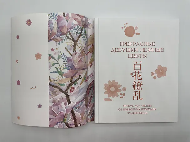 Книга Прекрасные девушки, нежные цветы. Артбук-коллекция от известных японских художников (Клара Скопина) — 14