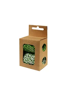 Набор для упаковки, 2 кокона, бумага, крафт уп., зелен.-зелено-белый.