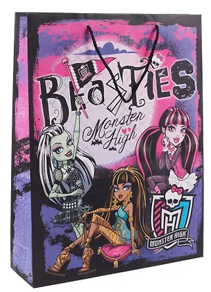 Пакет подарочный бумажный Monster High 33*43*10см MHAB-UG1-3343-Bg 316052