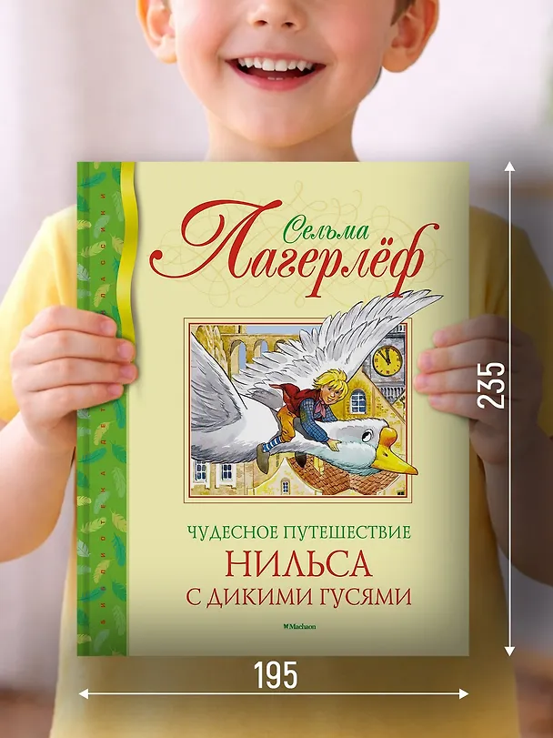 Книга Чудесное путешествие Нильса с дикими гусями (Сельма Оттилия Лувиса Лагерлёф) — 4