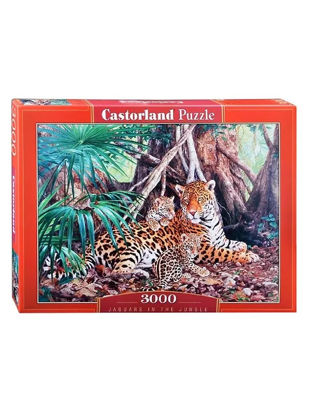 Пазл Castorland 3000 эл. 92*68см. Ягуары в джунглях C-300280 2413552 — 1