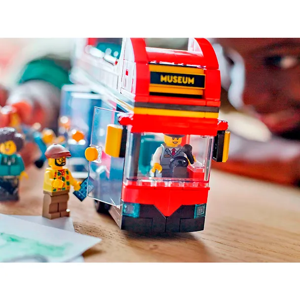 LEGO City: Красный двухэтажный экскурсионный автобус, 384 детали (60407) 3139742 — 3