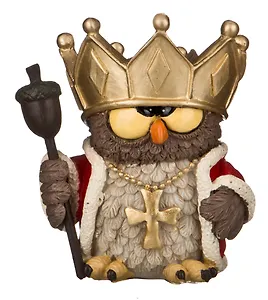 Фигурка Сова царь 11см  (537-260)