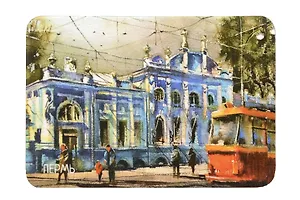Магнит картон Дом С.М. Грибушина (Пермь) (МК/171/002)