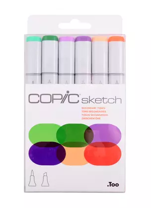 Набор маркеров Copic Sketch промежуточные цвета 6цв — 260014 — 1