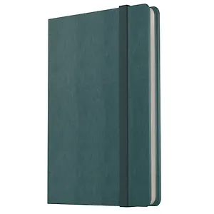 Записная книжка А7 80л лин. "Joy Book. Морской залив" иск.кожа, тонир.блок, скругл.углы, ляссе, резинка, карман на задн.форзаце