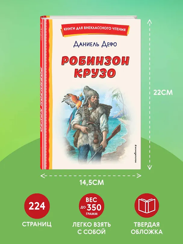 Книга Робинзон Крузо (ил. Ф. Мирбаха) (Даниэль Дефо) — 10