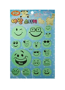 Набор светящихся наклеек AAA-001 Смайлы (11-01488-AAA-001)