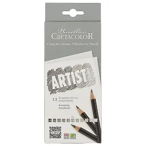 Карандаши «Artist Studio Line», 4H–6B, 12 штук