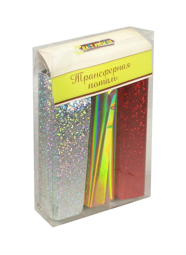Трансферная поталь «Набор №2. Голография», 3 листа, Craft Premier 2476157 — 1