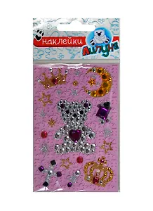 Хрустальные наклейки мишки (RSS009)