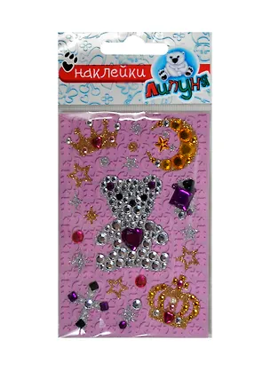 Хрустальные наклейки мишки (RSS009) 2362786