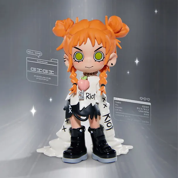 Фигурка коллекционная Pop Mart - Lil Peach Riot: Loading! Series 10х7х7, в ассортименте, в непрозрачной Сюрприз-коробке 3106467 — 3