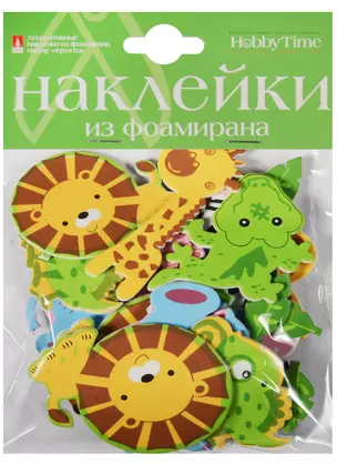 Декоративные наклейки из фоамирана Зверушки (2-546/08) (упаковка) — 2560983 — 1