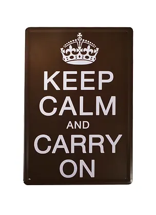 Постер металлический Keep Calm (20х30) (37435) 2456989