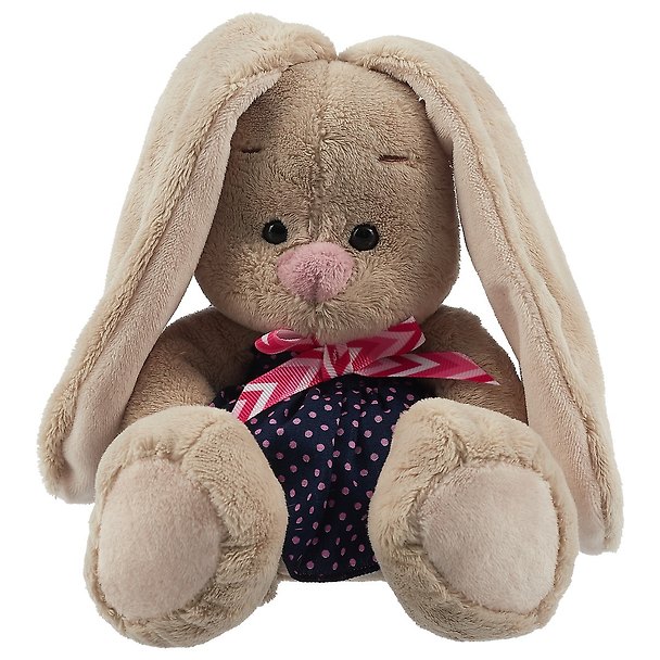 Игрушка мягкая Budi Basa, Зайка Ми в платье в горошек (малыш) 15см SidX-251 2655538 — 1