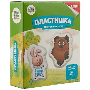 Набор для творчества LORI Фигурки из теста Союзмультфильм Винни-Пух и Пятачок