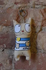 Сувенир, Брелок My cat морячок с сердцем, 16см
