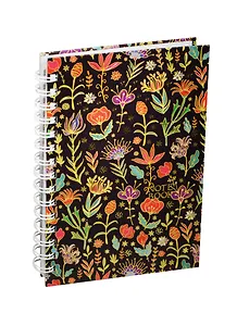 Тетрадь в клетку Listoff, "Золотые цветы NEW", 120 листов