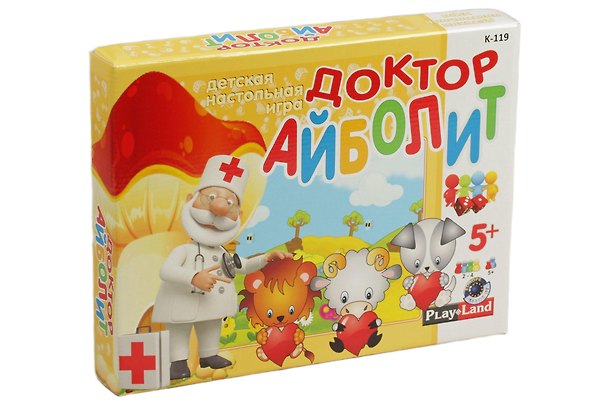 Настольная игра «Доктор Айболит», Play Land 400543 — 1
