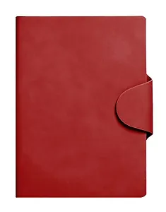 Ежедневник недатированный А5, 136 листов "Snap book" красный
