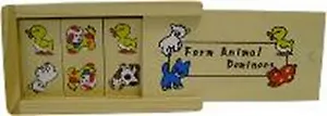 Деревянное домино Животные (3+) (3643) (коробка)