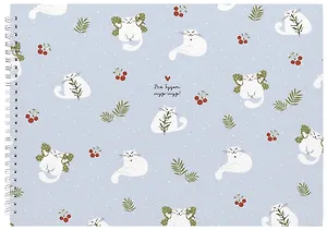 Альбом для рисования Be Smart, "Mur-Mur. Крылышки", А4, 40 листов, на гребне